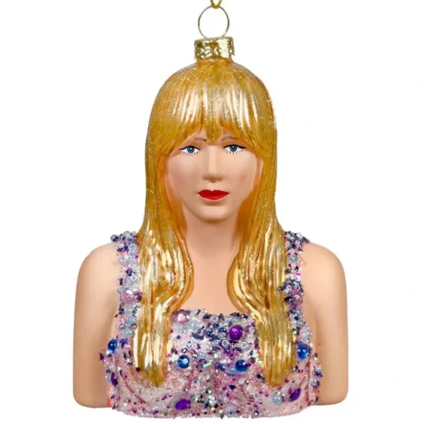 Taylor Swift Rhinestone Ornament - cozylivehome.com | we sell a wide range of comfortable household items* Ornament