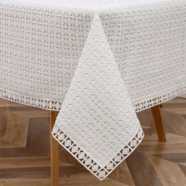 TC1727L-70x144 Tablecloth Lace Diamond Filagree 70x144 - cozylivehome.com | we sell a wide range of comfortable household items* Shop All