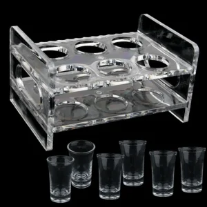 TD-SGSWAH-001Shot Glass Set With Acrylic Holder Set Of 6 - cozylivehome.com | we sell a wide range of comfortable household items* Giftware