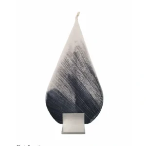 Tear Drop Black White Havdalah Candle - cozylivehome.com | we sell a wide range of comfortable household items* Shop All