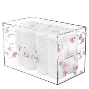 TFTBH01P Hydrangea Towel Box - cozylivehome.com | we sell a wide range of comfortable household items* Giftware