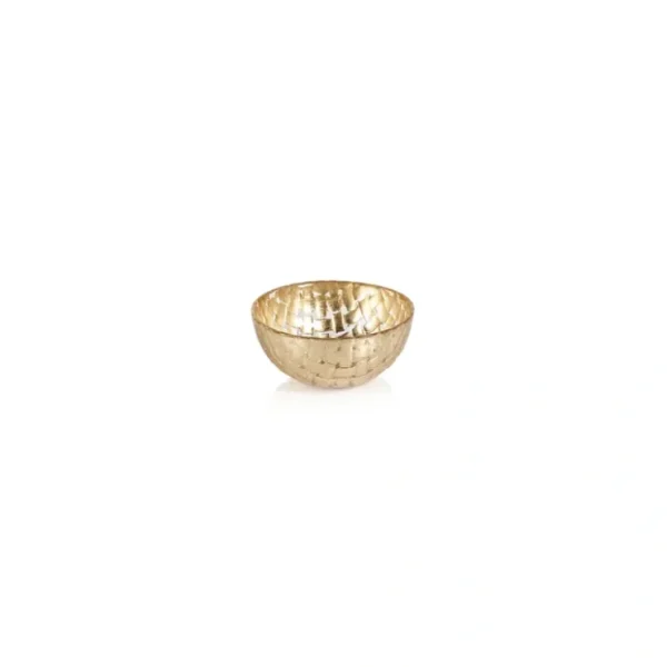 TK-223 Braided Glass Bowl - Gold - 4.25 in - cozylivehome.com | we sell a wide range of comfortable household items* Giftware