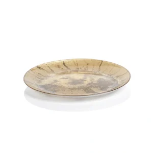 TK-163 Golden Pearl Metallic Watercolor Plate- 13", - cozylivehome.com | we sell a wide range of comfortable household items* Giftware