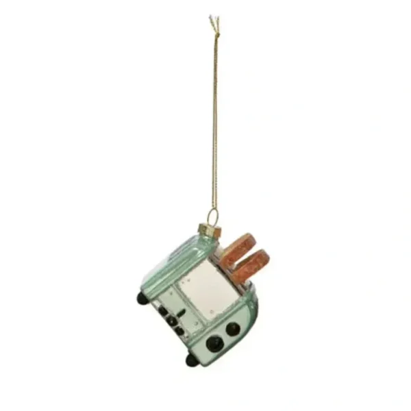 Toaster Ornament w/ Toast & Glitter - cozylivehome.com | we sell a wide range of comfortable household items* Ornament