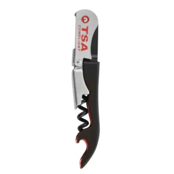 TSA COMPLIANT CORKSCREW BLACK/RED - cozylivehome.com | we sell a wide range of comfortable household items* Shop All