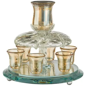 UK49494 Crystal Wine Divider 33*25 cm with 6 Small - cozylivehome.com | we sell a wide range of comfortable household items* Giftware