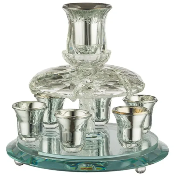 UK49493 Crystal Wine Divider 33*25 cm with 6 Small Cups - cozylivehome.com | we sell a wide range of comfortable household items* Giftware