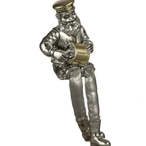 UK45584 Polyresin Sitting Hassidic Figurine With Black Cloth Legs 26 Cm - Drum Player - cozylivehome.com | we sell a wide range of comfortable household items* Giftware