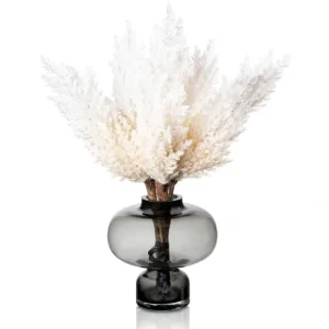 VAF-T-SG-TA Vase FLower - Tall - Smoked Grey Tan - cozylivehome.com | we sell a wide range of comfortable household items* Giftware
