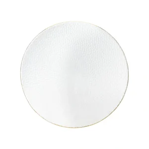 VD-1303-CG Vine, hamered Clear with Gold Rim, Glass Chargers, 13' - cozylivehome.com | we sell a wide range of comfortable household items* Shop All