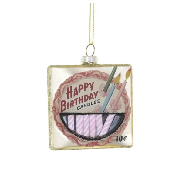 VIntage Birthday Candles Ornament - cozylivehome.com | we sell a wide range of comfortable household items* Ornament