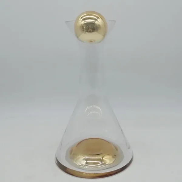 VJG4292 Glass Decanter with Gold Base and Lid - cozylivehome.com | we sell a wide range of comfortable household items* Giftware