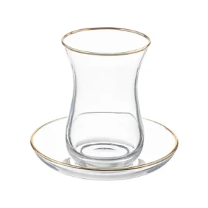 VK-CAYS-5 5.5OZ Seder Glass With Saucer Set Of 6 - cozylivehome.com | we sell a wide range of comfortable household items* Shop All