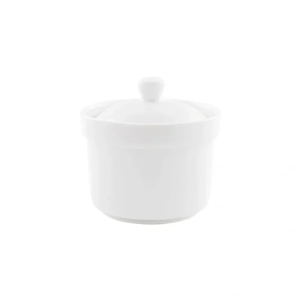 VL-0795 Vikko Lightning - Modern White Soup Bowl with Cover, 12.5 oz, 4.5 - cozylivehome.com | we sell a wide range of comfortable household items* Giftware