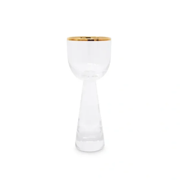 VLG3863 Set of 6 Shot Glasses with Gold Rim - cozylivehome.com | we sell a wide range of comfortable household items* Giftware