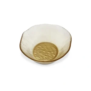 VSB4892 Gold Soup Bowl Organic Shaped - cozylivehome.com | we sell a wide range of comfortable household items* Giftware