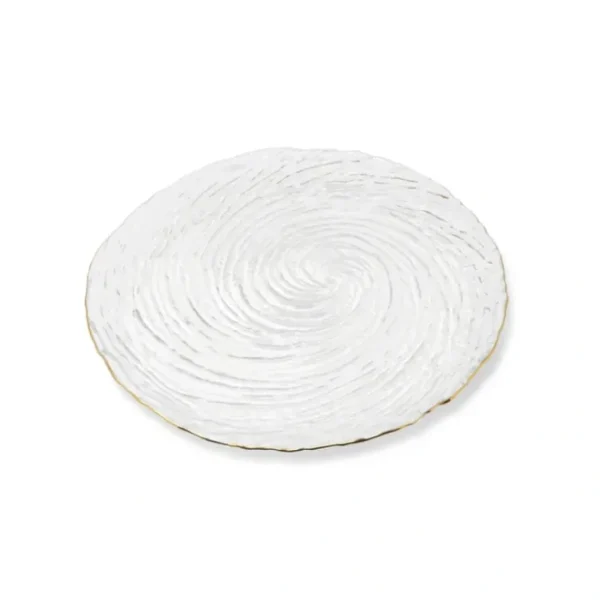 VSP3953 Glass Salad Plates with Gold Rim - cozylivehome.com | we sell a wide range of comfortable household items* Giftware