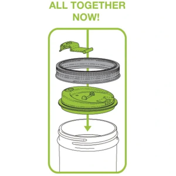 WIDE MOUTH DRINK LID MASON JAR - cozylivehome.com | we sell a wide range of comfortable household items* Shop All