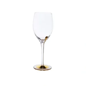 WIG1047 Wine Glass w Gold Reflection - cozylivehome.com | we sell a wide range of comfortable household items* Shop All