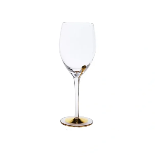 WIG1047 Wine Glass w Gold Reflection - cozylivehome.com | we sell a wide range of comfortable household items* Shop All