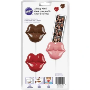 Wilton 2115-1801 Valentine Pucker Up Lollipop Mold - cozylivehome.com | we sell a wide range of comfortable household items* Shop All