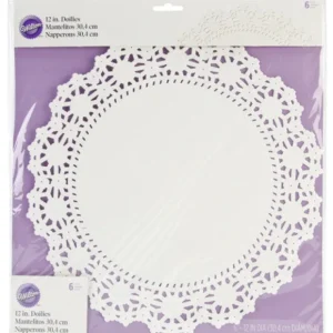 Wilton Paper Doilies for Cake Decorating, 12 inch Round, White, 6-Count - cozylivehome.com | we sell a wide range of comfortable household items* Shop All