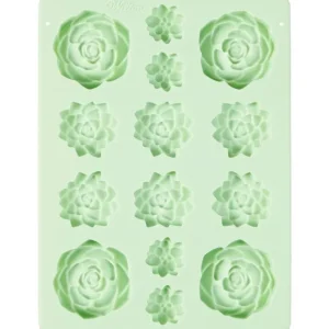 Wilton Succulents Silicone Candy Mold, 14-Cavity - cozylivehome.com | we sell a wide range of comfortable household items* Shop All