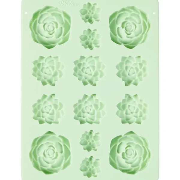 Wilton Succulents Silicone Candy Mold, 14-Cavity - cozylivehome.com | we sell a wide range of comfortable household items* Shop All