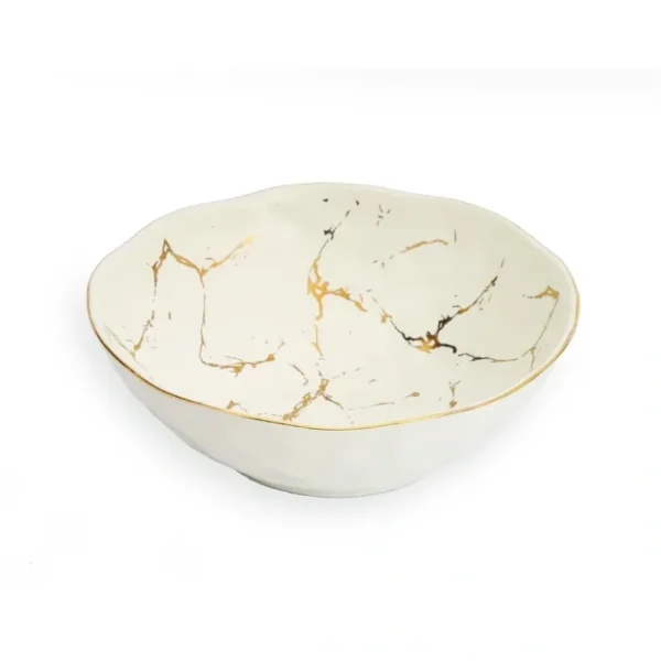 WPB2093 Gold Marble Salad Bowl - cozylivehome.com | we sell a wide range of comfortable household items* Giftware